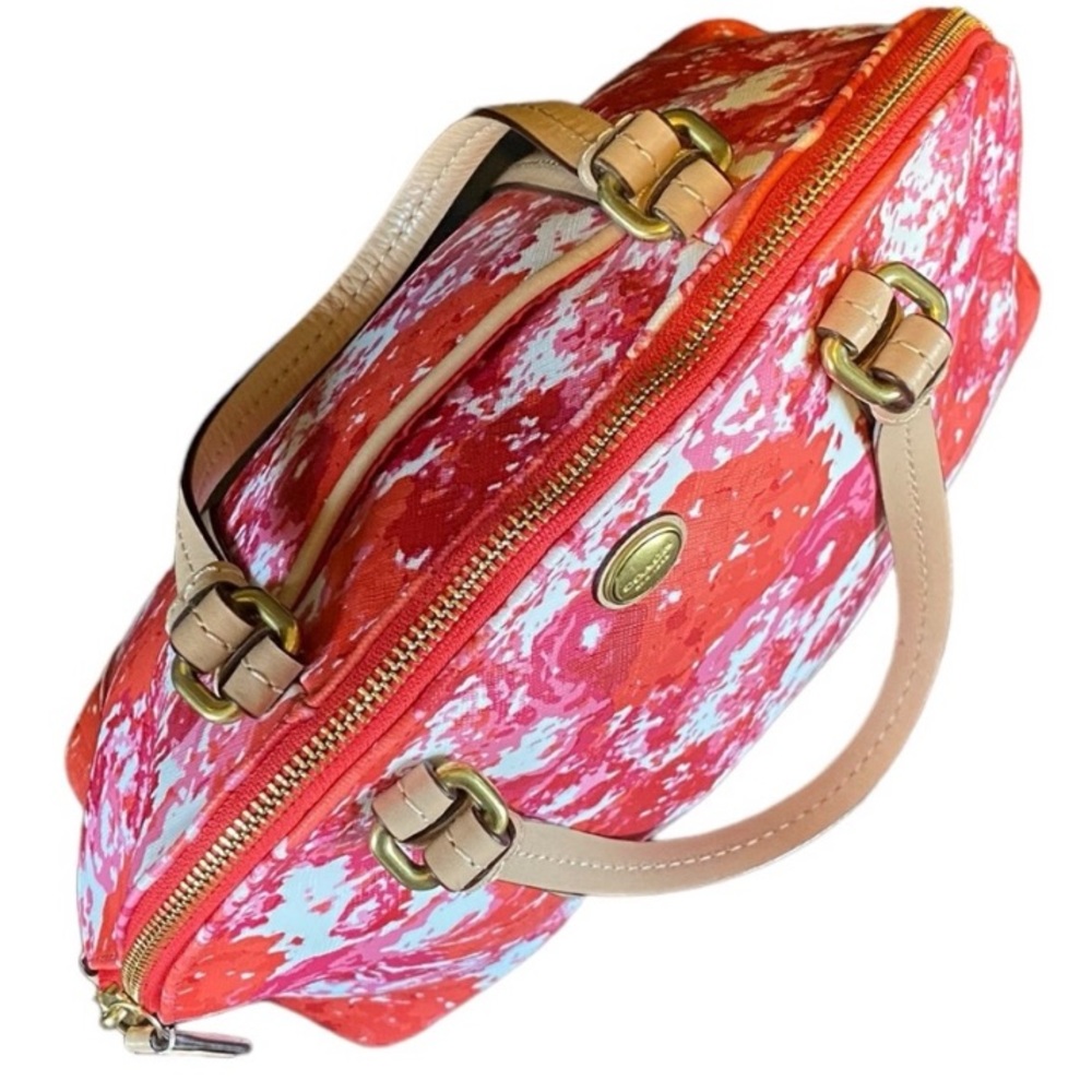 Coach Peyton Floral Cora Dome Satchel - Picture 4 of 11